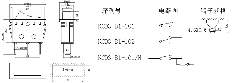 KCD3 B4-101/N: tech img